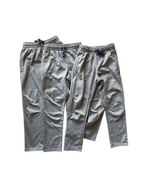 Athletic Works Boys Gray Sweatpants Joggers - Set of 3